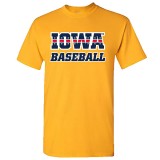 Iowa Hawkeyes Baseball Patriotic Tee