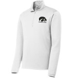 Iowa Hawkeyes Swimming and Diving 1/4 Zip Pullover - White