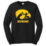 Iowa Hawkeyes Rowing Logo Long Sleeve Tee