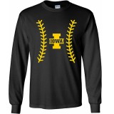 Iowa Hawkeyes Baseball Seams Tee