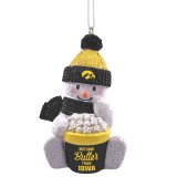 Iowa Hawkeyes Snowman Popcorn Ornament