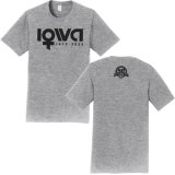 Iowa Hawkeyes Women's Athletics 50 Years Tee - Grey