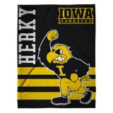 Iowa Hawkeyes Punching Herky Blanket