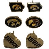 Iowa Hawkeyes 3pc Earring Set