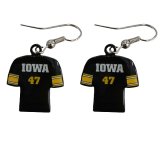 Iowa Hawkeyes Football Jersey Earrings