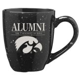 Iowa Hawkeyes Speckled Alumni Coffee Mug