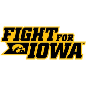 Iowa Hawkeyes Fight for Iowa Decal