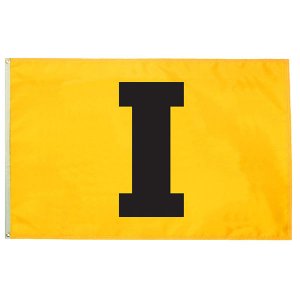 Iowa Hawkeyes 3' X 5' "I" Logo Flag