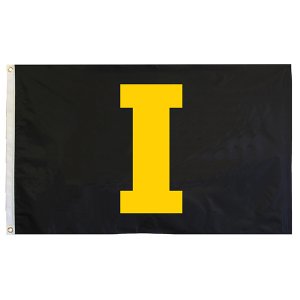 Iowa Hawkeyes 3' X 5' "I" Logo Flag