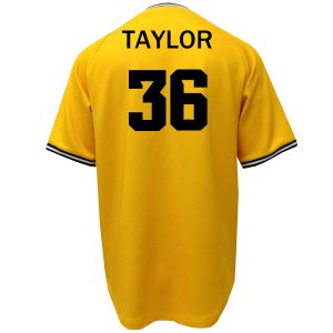 Iowa Hawkeyes Baseball Taylor Gold #36 Jersey