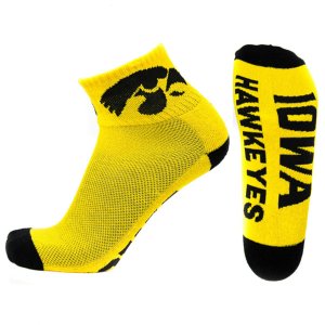 Iowa Hawkeyes Quarter Socks