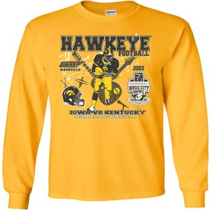 Iowa Hawkeyes Music City Bowl Tee - Long Sleeve