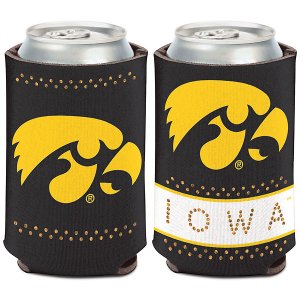 Iowa Hawkeyes Bling Can Cooler
