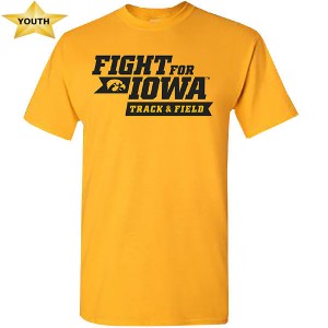 Iowa Hawkeyes Youth Track & Field Fight for Iowa Tee