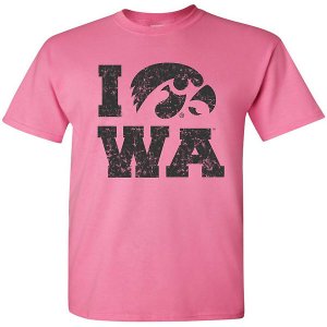 Iowa Hawkeyes Tigerhawk Tee - Pink