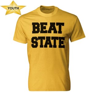 Iowa Hawkeyes Youth Beat State Tee