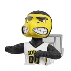 Iowa Hawkeyes March Madness Mascot Bobblehead