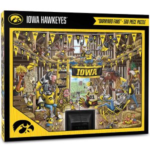 Iowa Hawkeyes Barnyard Fan Puzzle