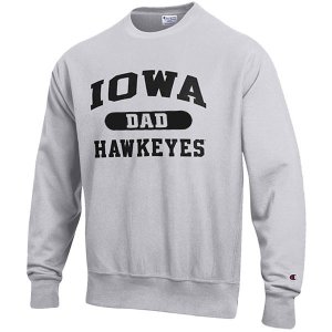 Iowa Hawkeyes Dad Reverse Weave Crew Sweat