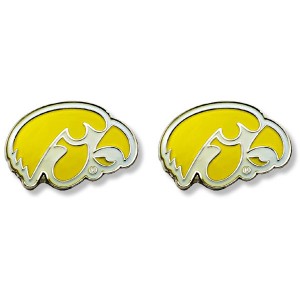 Iowa Hawkeyes Yellow Earrings