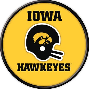 Iowa Hawkeyes Vintage Helmet Sign