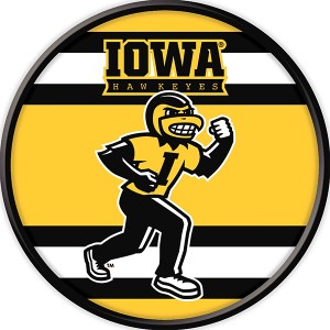 Iowa Hawkeyes Mascot Herky Stripe Sign