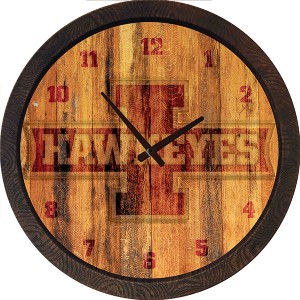 Iowa Hawkeyes Block "I" Barrel Clock