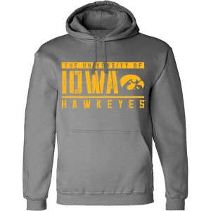 Iowa Hawkeyes Stencil Hoodie