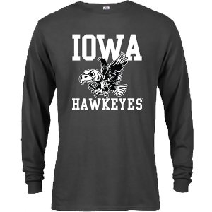 Iowa Hawkeyes Flying Herky Logo Tee