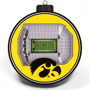 Iowa Hawkeyes 3D Stadium Ornament