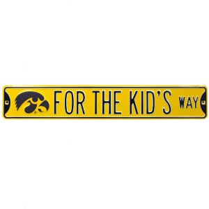 Iowa Hawkeyes For The Kids Street Sign