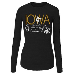 Iowa Hawkeyes Junior Gymnastics Long Sleeve Tee
