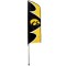 Iowa Hawkeyes Swooper Flag