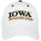 Iowa Hawkeyes White Bar Hat