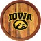Iowa Hawkeyes Tigerhawk Logo Barrel Sign
