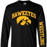 Iowa Hawkeyes Wrestling Arch Logo Tee