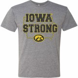 Iowa Hawkeyes Iowa Strong Grey Tee - Short Sleeve