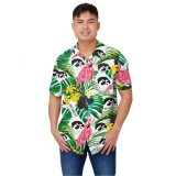 Iowa Hawkeyes Flamingo Button Up