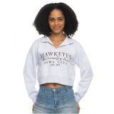 Iowa Hawkeyes Women's Cropped 1/4 Zip