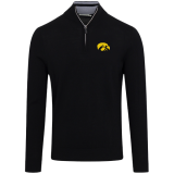 Iowa Hawkeyes Australian Merino 1/4 Zip Sweater