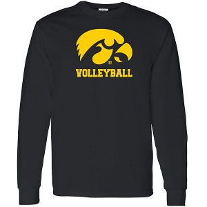 Iowa Hawkeyes Volleyball Logo Long Sleeve Tee