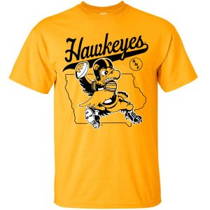 Iowa Hawkeyes Quarterback Herky Tee