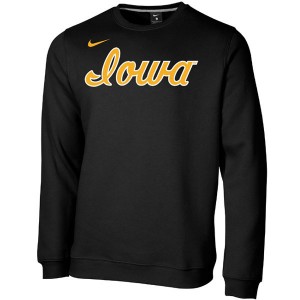Iowa Hawkeyes Club Fleece Crew Sweatshirt