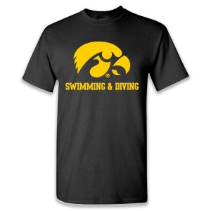 Iowa Hawkeyes Swimming and Diving Tee